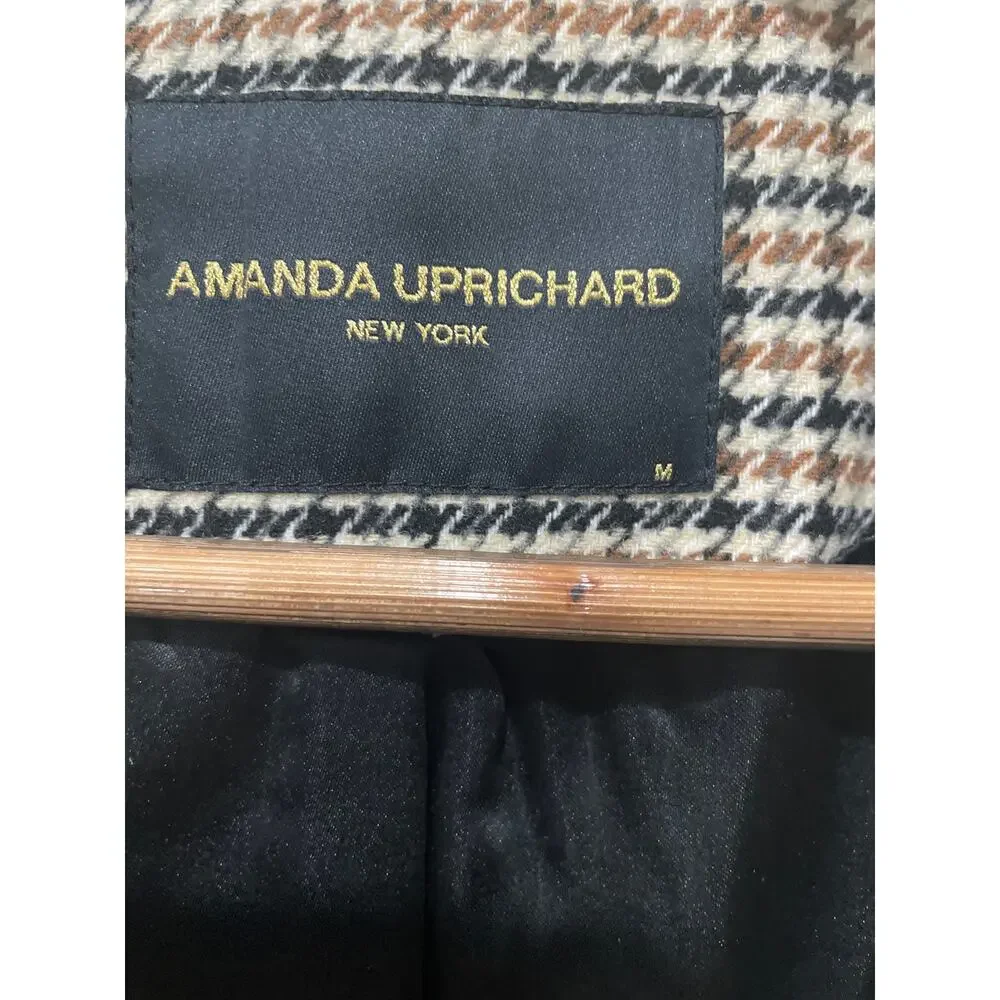 Amanda Uprichard Aldridge Houndstooth Blazer Size Medium‎
